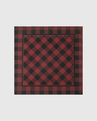 BUFFALO CHECK SILK SCARF