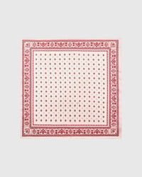 ROSEWATER TILE SILK SCARF