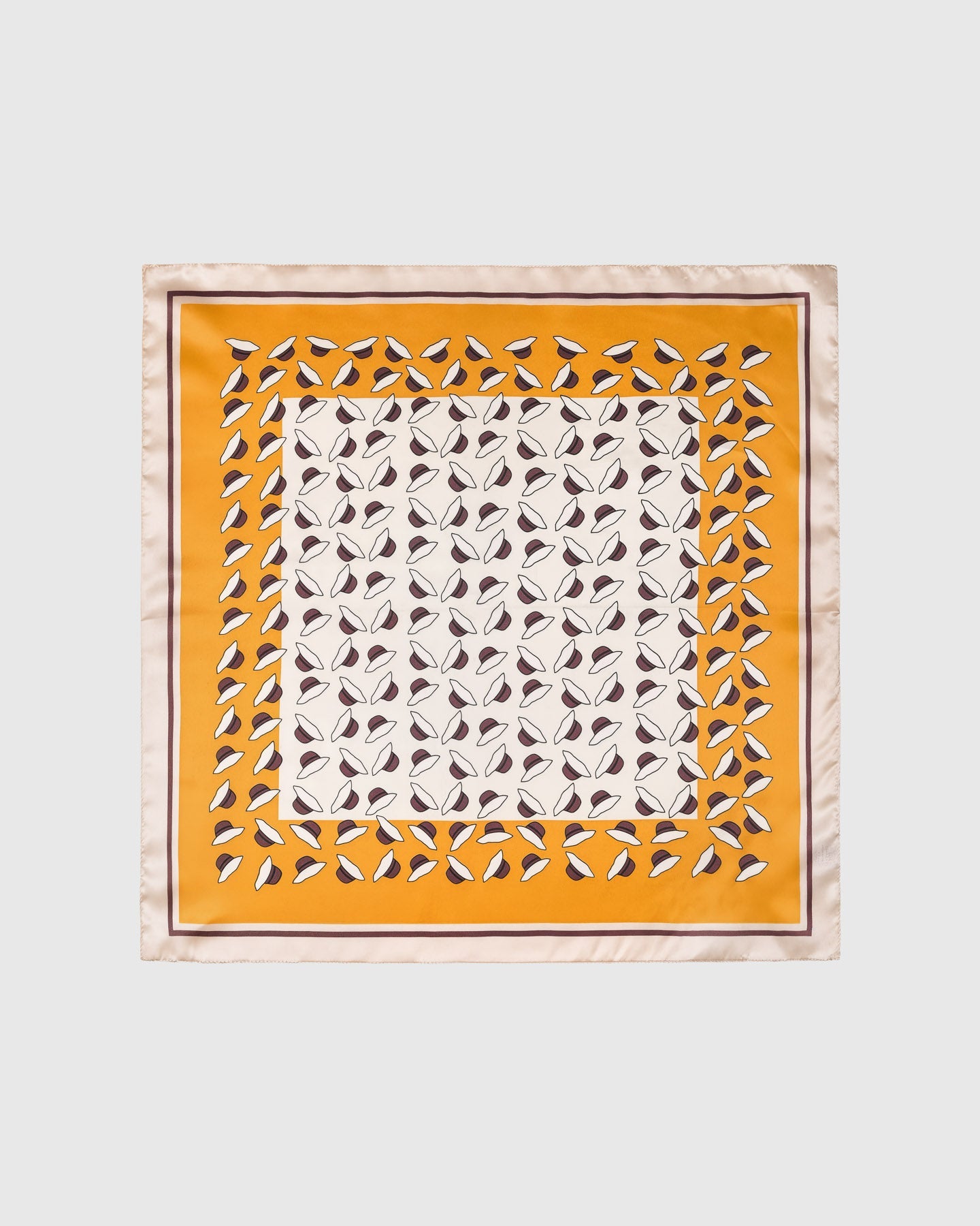 SAFFRON ORCHARD SILK SCARF
