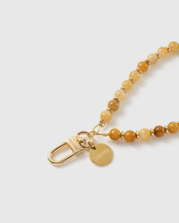 SAFFRON STONE PHONE STRAP