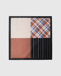 PATCHWORK STUDY NA SILK SCARF