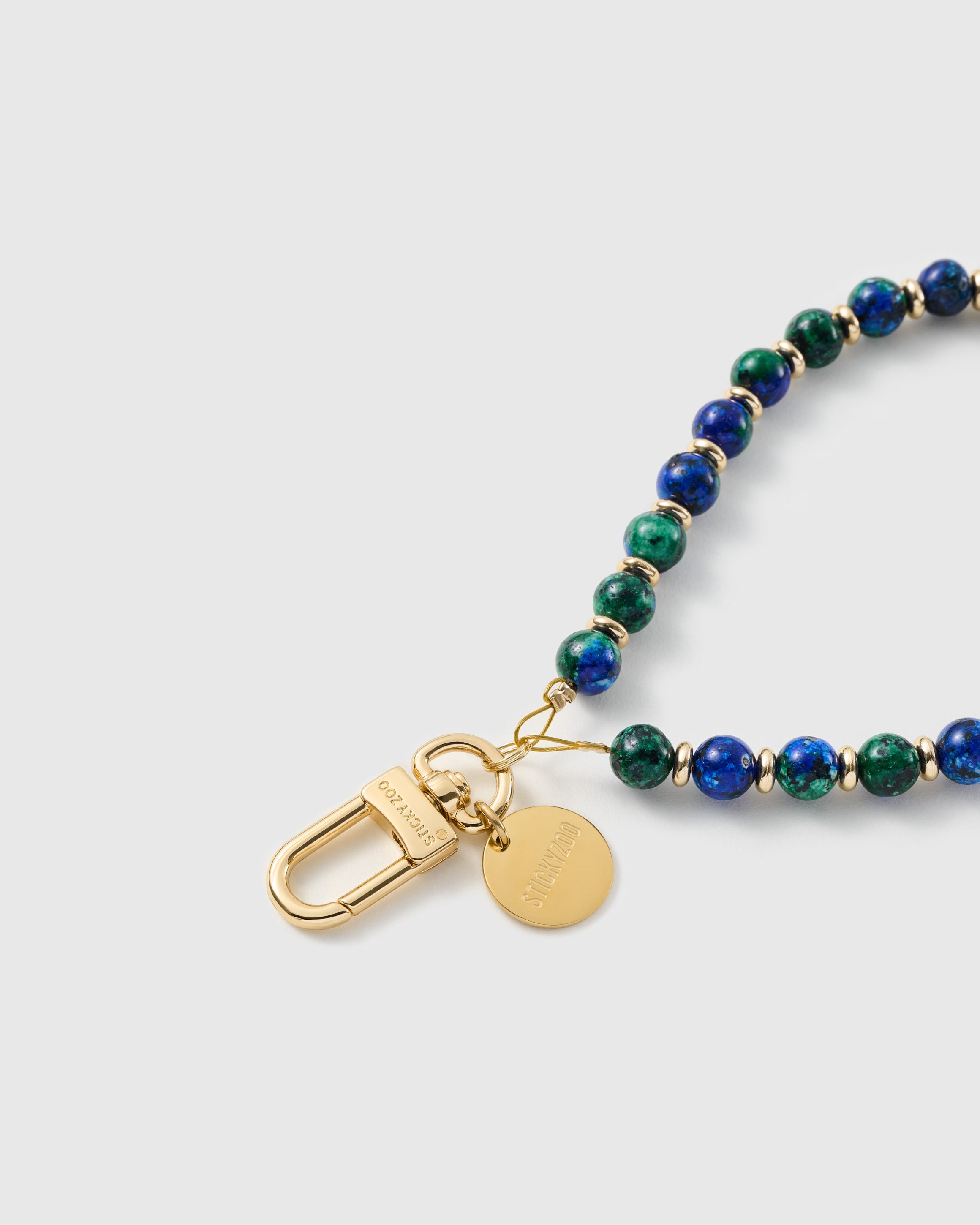 PEACOCK BEAD PHONE STRAP