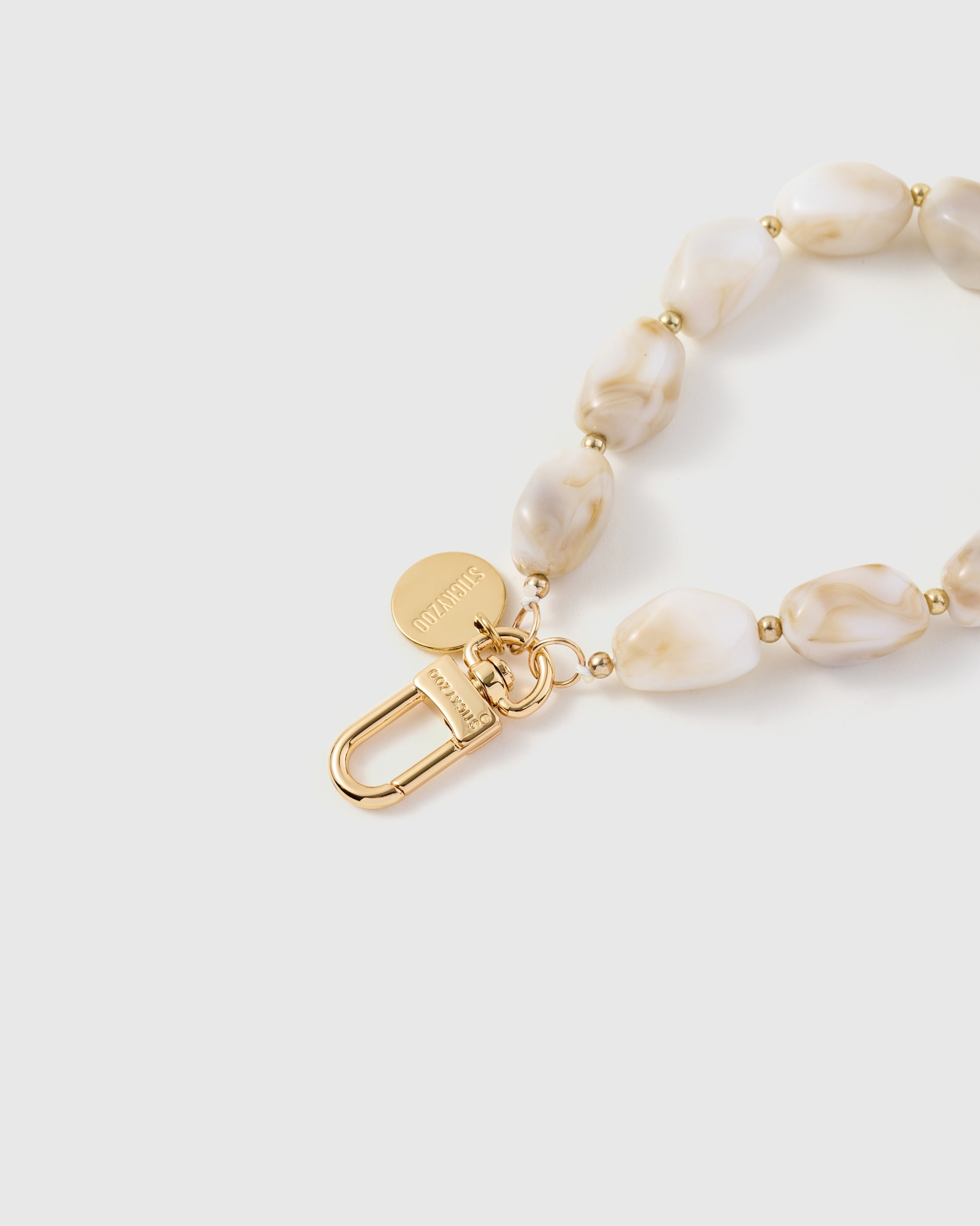 AMBER MARBLE PHONE STRAP