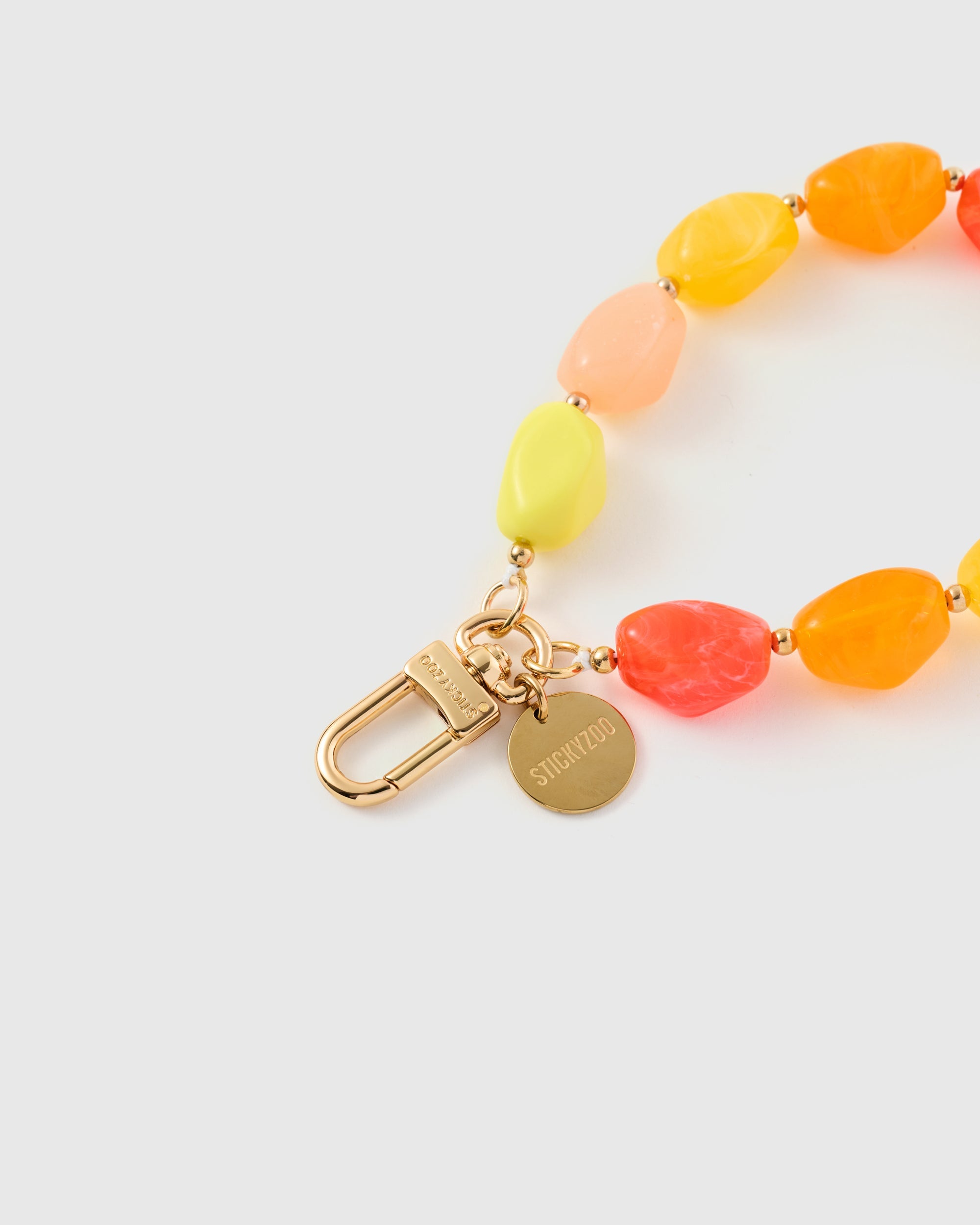 CITRUS MIX AGATE PHONE STRAP