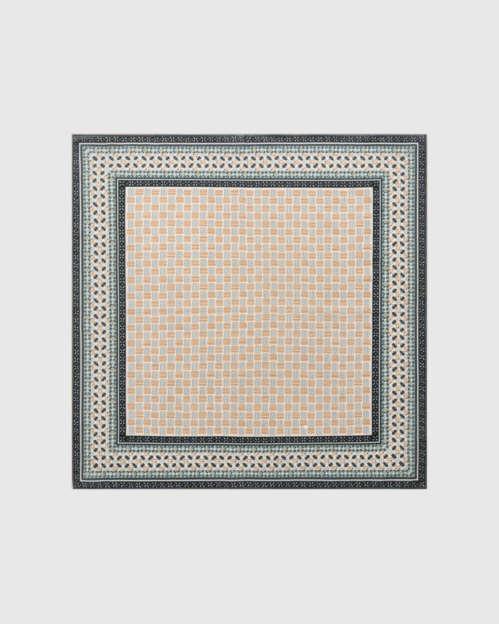 MOSAIC TILE SILK SCARF