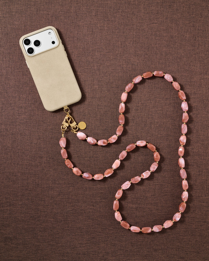 ROSE ORBIT CROSS-BODY PHONE STRAP