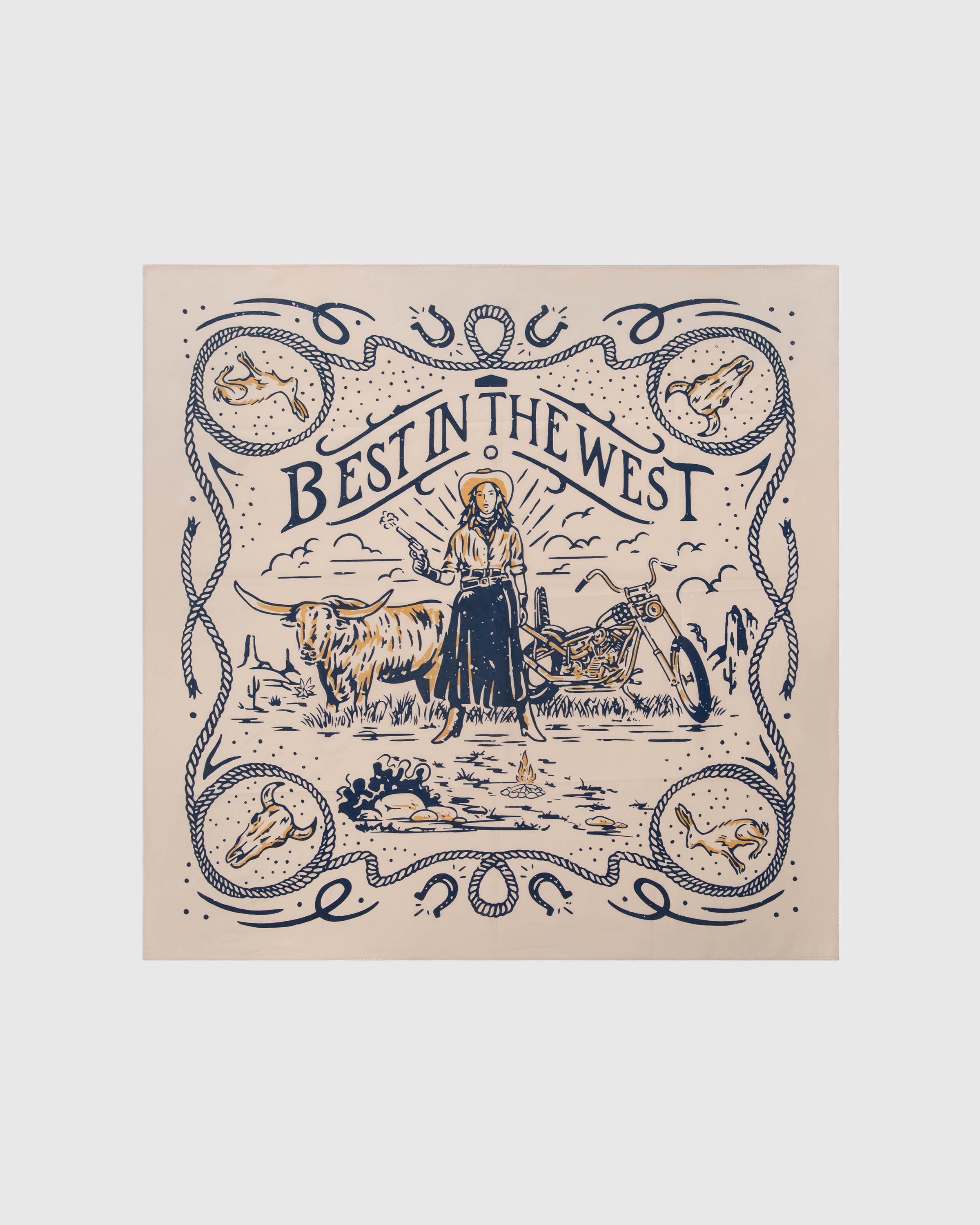 DESERT OUTLAW SILK SCARF