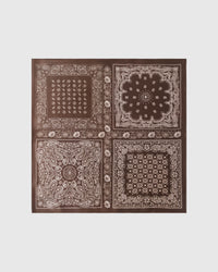COCOA PATCHWORK SILK SCARF