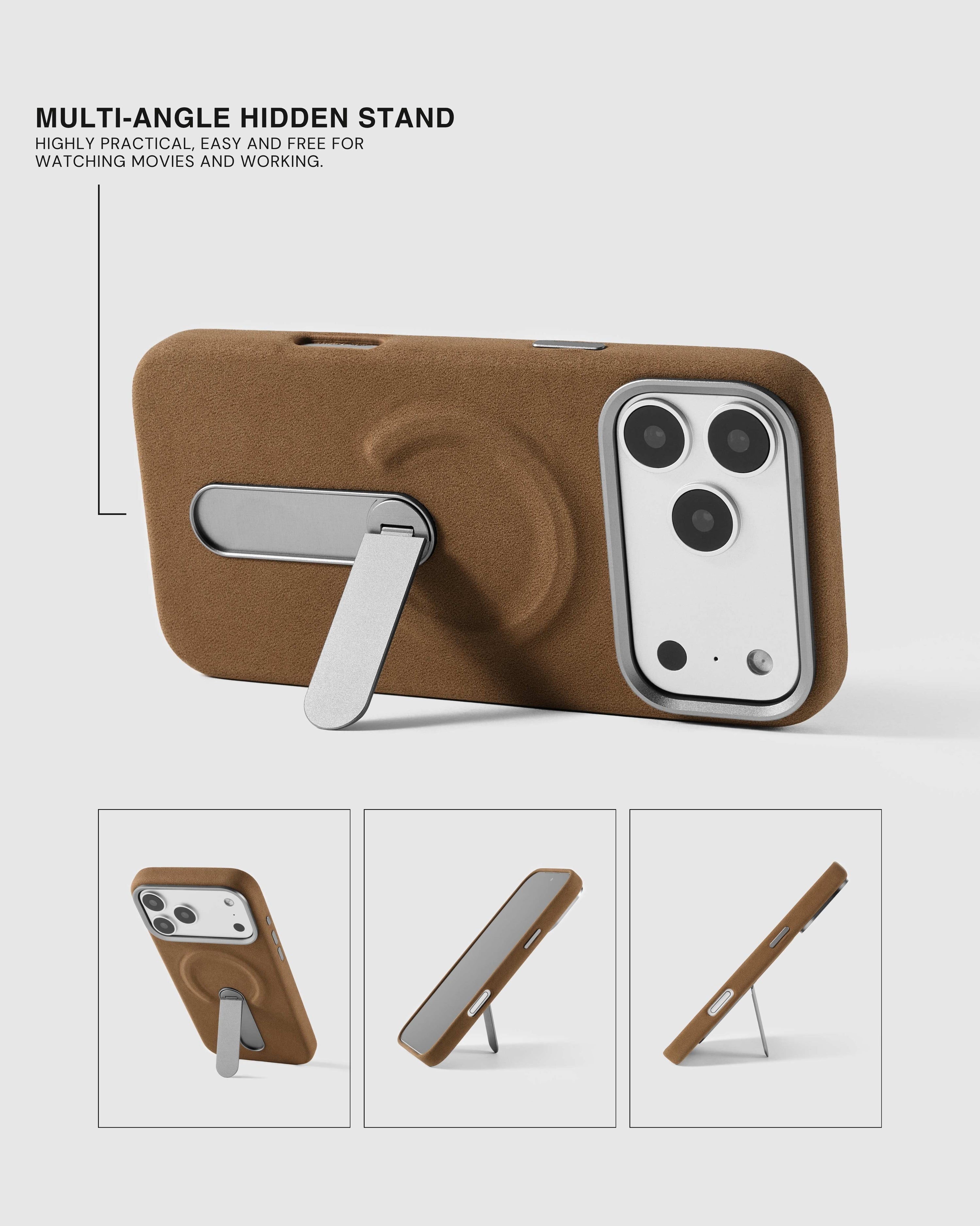 STAND PHONE CASE — OLIVE