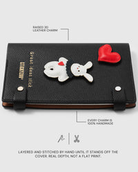 WHITE BUNNY HEART NOTEBOOK