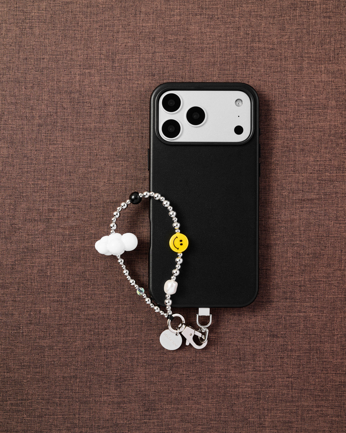 FROST CLOUD SMILE PHONE STRAP