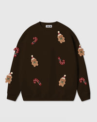 GINGERBREAD PARTY CRASHERS NA SWEATSHIRT