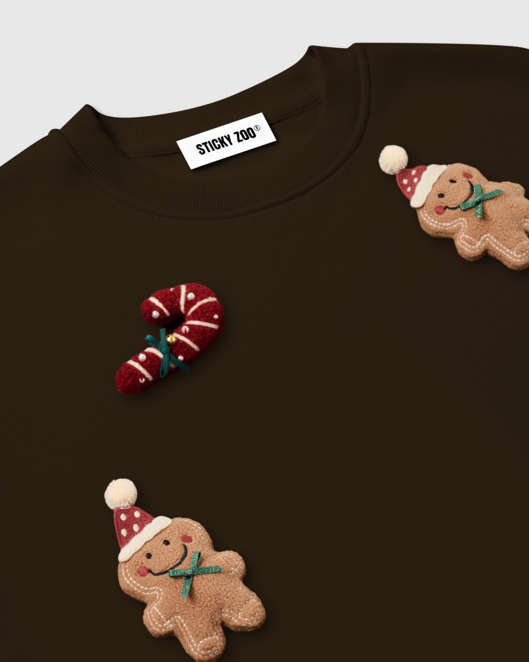 GINGERBREAD PARTY CRASHERS NA SWEATSHIRT