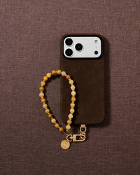 SAFFRON STONE PHONE STRAP
