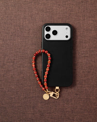 RED STONE PHONE STRAP