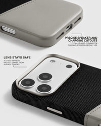 WALLET PHONE CASE — BLACK STONE