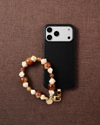 AMBER MARBLE PHONE STRAP