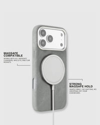 DENIM PHONE CASE — GREY