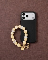 BUTTERMILK MARBLE MIX PHONE STRAP