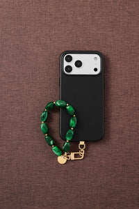 EMERALD MARBLE PHONE STRAP