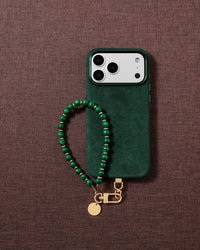 EMERALD SWIRL PHONE STRAP