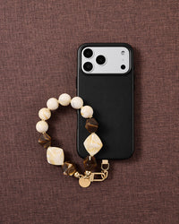 MOCHA PEARL PHONE STRAP