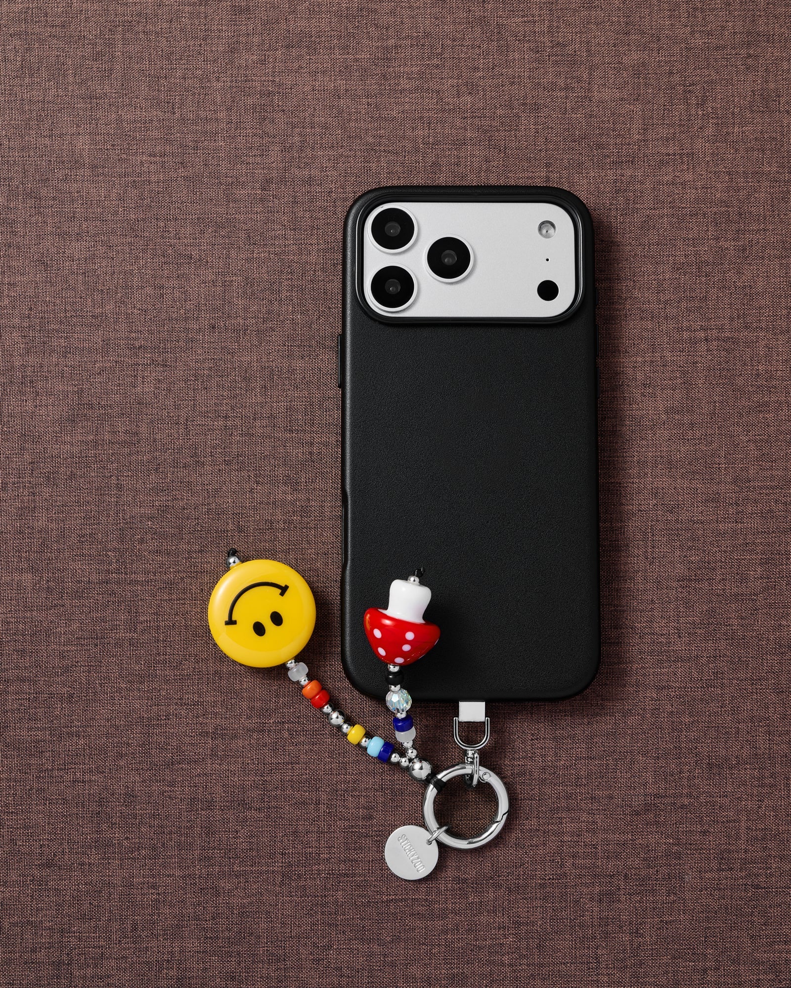 SAFFRON MUSHROOM PHONE STRAP