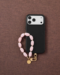 ROSE AGATE PHONE STRAP