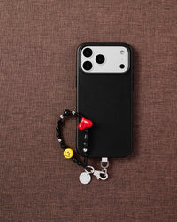 SMILEY HEART PHONE STRAP