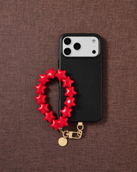 CRIMSON STAR PHONE STRAP
