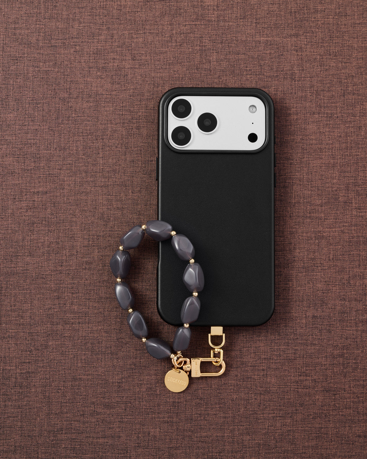STORM AGATE PHONE STRAP