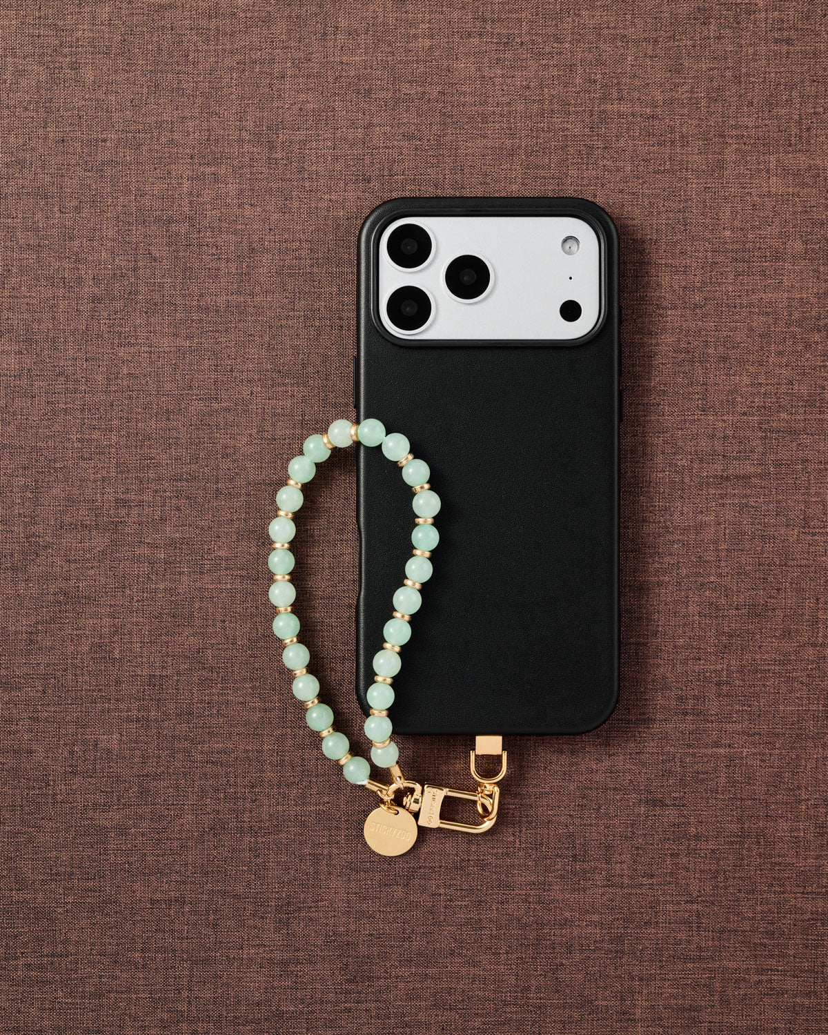 MINT BEAD PHONE STRAP