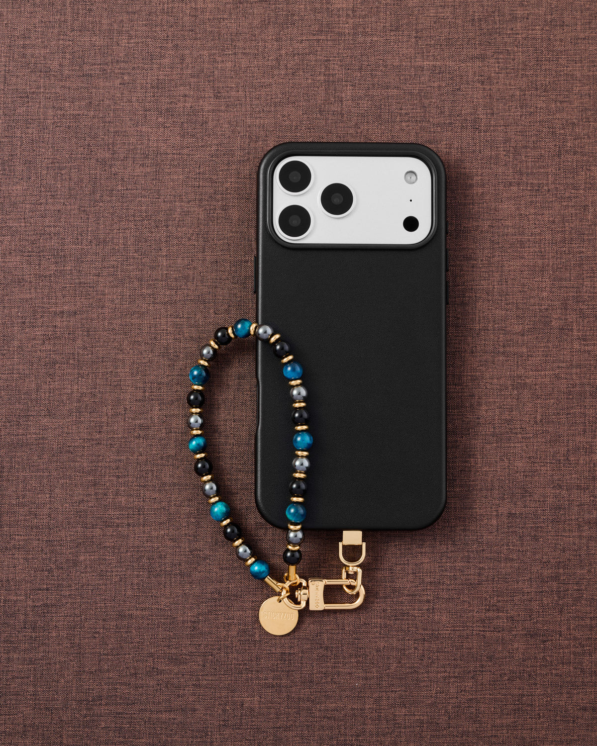 OBSIDIAN AZURE ORBIT PHONE STRAP