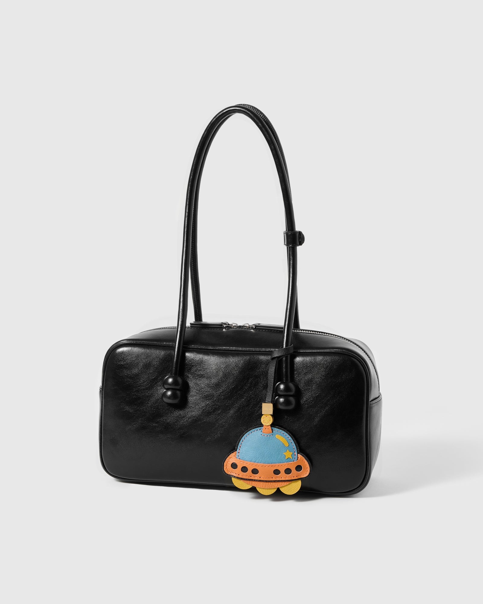 UFO LEATHER BAG CHARM