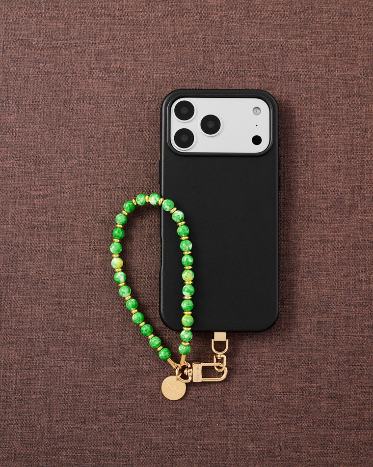 JADE SPECKLE ORBIT PHONE STRAP