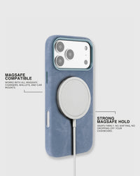 DENIM PHONE CASE — BLUE