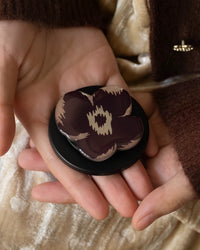 BURGUNDY POPPY PHONE CASE
