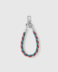 SCARLET BRAID CROSS-BODY PHONE STRAP