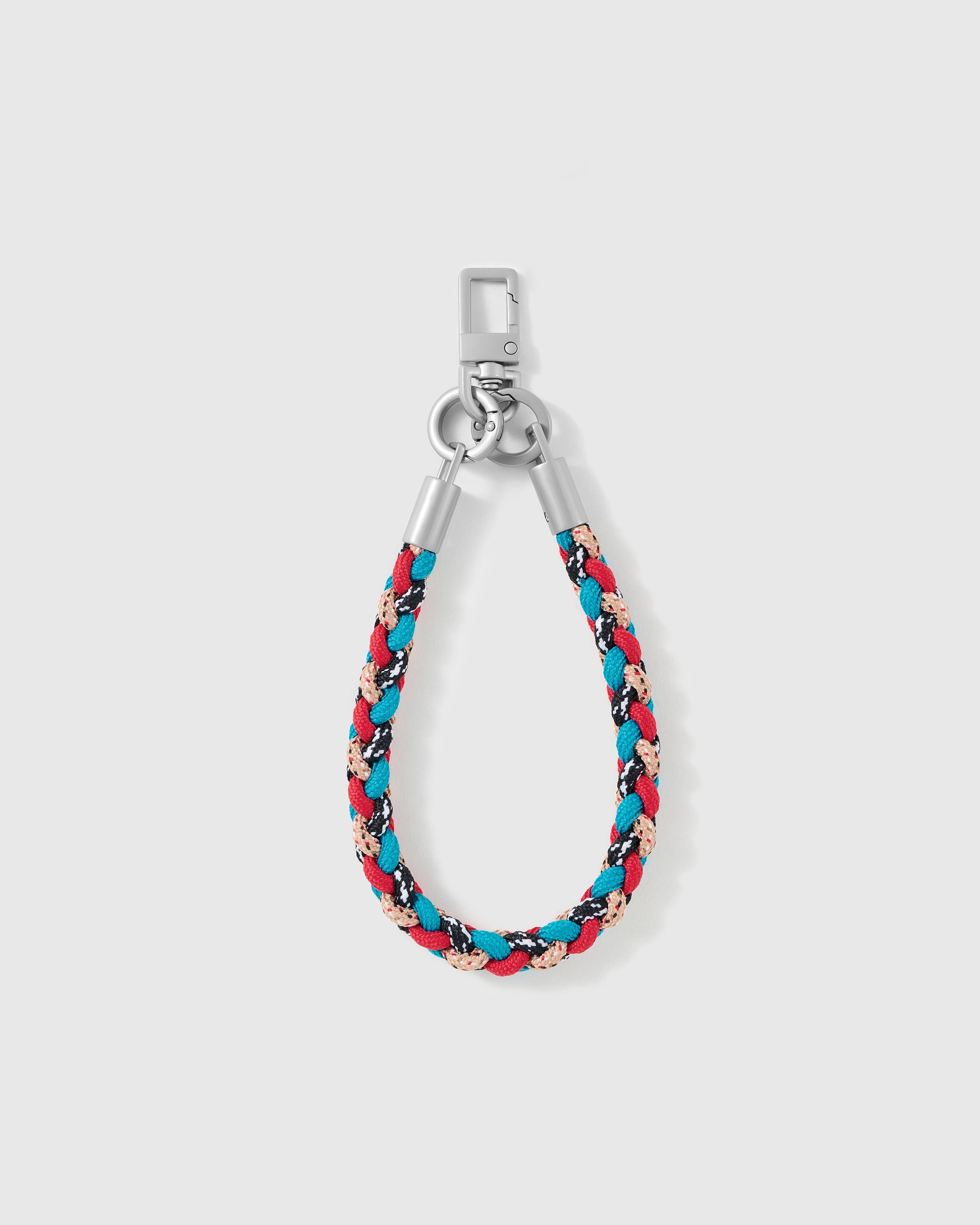 SCARLET BRAID CROSS-BODY PHONE STRAP