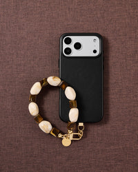 COCOA MARBLE MIX PHONE STRAP