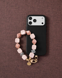 ROSE MARBLE MIX PHONE STRAP