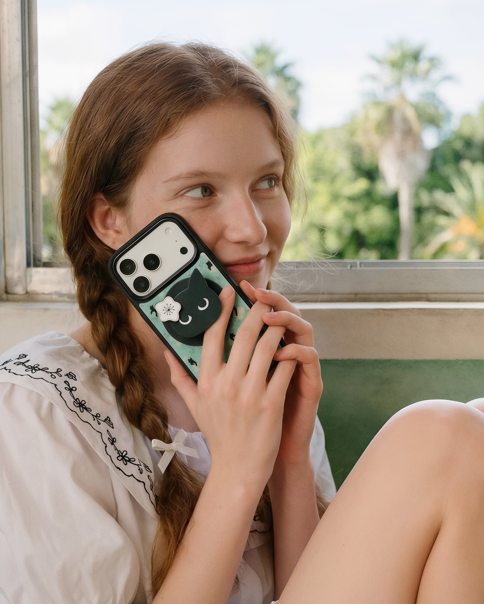MIDNIGHT CAT PHONE CASE
