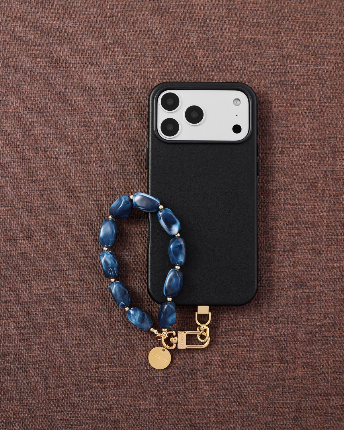 INDIGO MARBLE PHONE STRAP