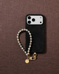 DALMATIAN BEAD PHONE STRAP