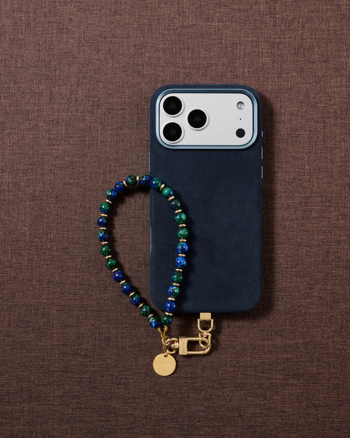 PEACOCK BEAD PHONE STRAP