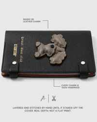 GREY POODLE PUPPY NOTEBOOK