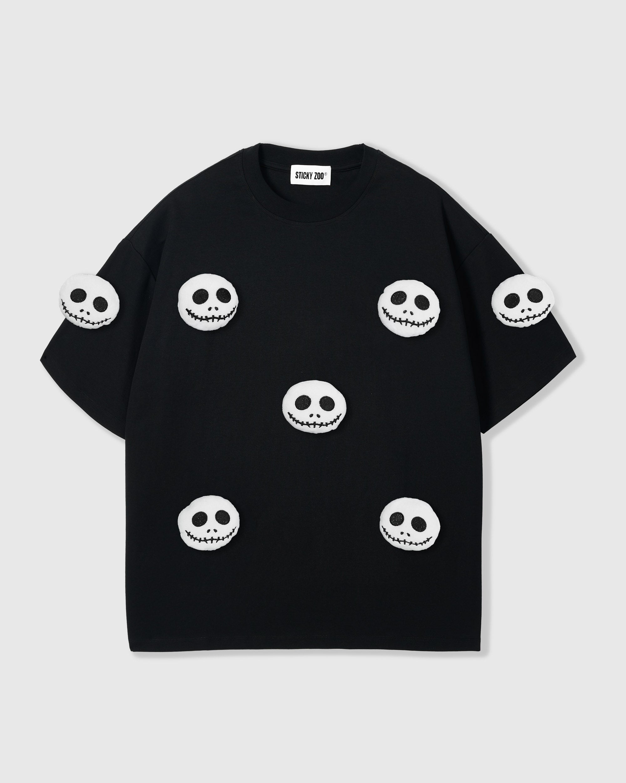 SKULL-SMILES HALLOWEEN T-SHIRT