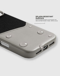 WALLET PHONE CASE — BLACK STONE