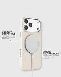 TEXTURED LEATHER CASE — WHITE