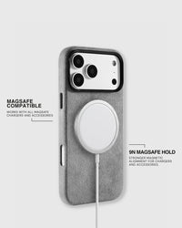 ALCANTARA PHONE CASE — ASH